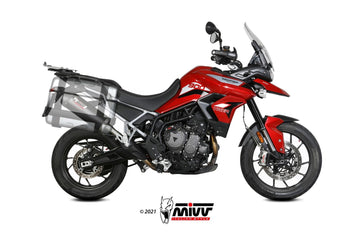 Mivv Oval Slip-On Exhaust for Triumph Tiger 900 2021-22